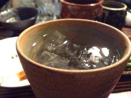 「正念場」で黒霧島水割りを飲む！！
