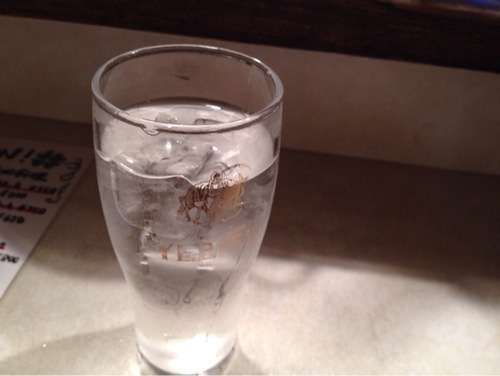 九州/福岡の屋台で黒霧島水割りを呑む！