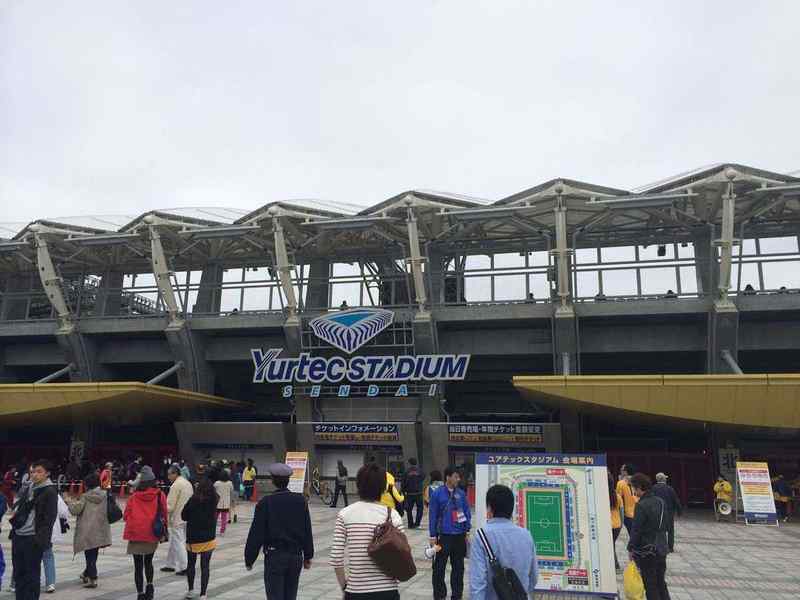 ユアテックスタジアム仙台でJリーグ初観戦！ベガルタ仙台VS川崎フロンターレ