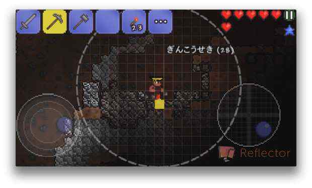 【動画あり】[iOS版テラリア]洞窟を探して鉱石を集めよう！
