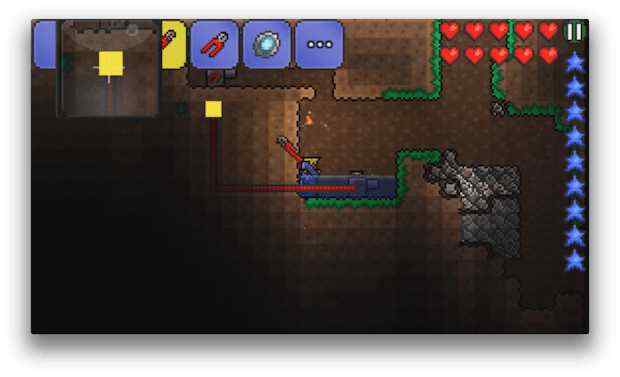 【動画あり】[iOS版テラリア]メカニックを使ってメカニズム！