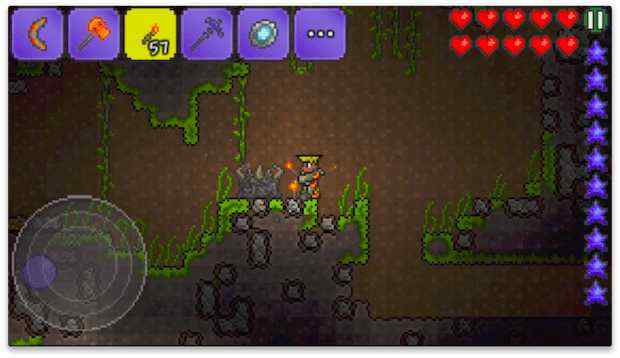 【動画あり】[iOS版テラリア]「あくまのさいだん」で最強の剣を作れ！